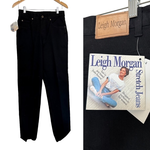 Vintage 90’s Leigh Morgan High Waisted Straight Leg Jeans Dead stock - Picture 1 of 12